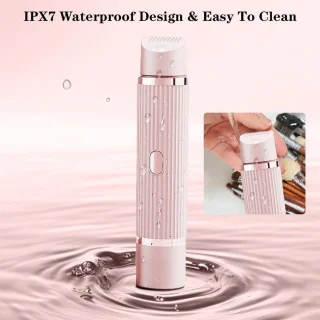 Elektrisch Scheerapparaat voor Dames - 2-in-1 Waterdicht Scheerapparaat voor Intieme Zone en Lichaam