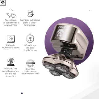 Elektrisch Scheerapparaat voor Hoofd en Gezicht - Waterbestendig en Draadloos