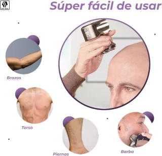 Elektrisch Scheerapparaat voor Hoofd en Gezicht - Waterbestendig en Draadloos