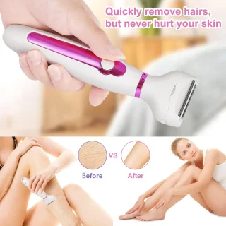 Ladyshave - 4-in-1 - Ladyshave voor Vrouwen - Draadloos - Trimmer Vrouw - Nat en Droog - Met Reistas