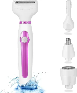 Ladyshave - 4-in-1 - Ladyshave voor Vrouwen - Draadloos - Trimmer Vrouw - Nat en Droog - Met Reistas