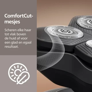 Philips Series 5000 Headshaver - Scheerapparaat mannen hoofd - Wet&Dry - Flexibele scheerkop - Zwart - HS5980/15