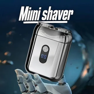 Digitale 2-Blade Scheerapparaat - Usb Oplaadbare 2-Kop Body Shaver/Precisie/Baardtrimmer - Lichtgewicht en Comfortabel - Perfecte Lichaamshaar Verzorging en de Beste Reiseditie - Unisex - Kleur: Zilver