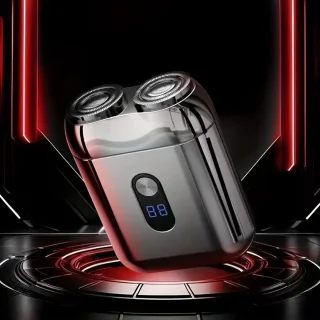 Digitale 2-Blade Scheerapparaat - Usb Oplaadbare 2-Kop Body Shaver/Precisie/Baardtrimmer - Lichtgewicht en Comfortabel - Perfecte Lichaamshaar Verzorging en de Beste Reiseditie - Unisex - Kleur: Zilver