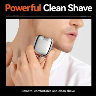Krachtige 2-Blade Scheerapparaat - Usb Oplaadbare 2-Kop Body Shaver - Precisie/Baardtrimmer - Mini scheerapparaat voor heren - Draagbaar en precies scheergerei - Dames en Heren en de Beste Reiseditie Kleur - Zilver