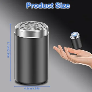 Mini Elektrisch Scheerapparaat voor Heren - Waterdicht, Draagbaar en Multifunctioneel met Lange Batterijduur