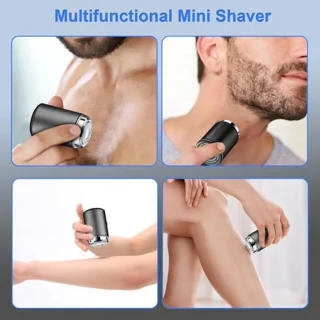 Mini Elektrisch Scheerapparaat voor Heren - Waterdicht, Draagbaar en Multifunctioneel met Lange Batterijduur