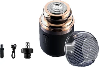 Mannen Gezichts- & Neushaartrimmer 2-in-1 - Draadloze USB Oplaadbare Trimmer