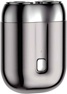 De QTTVBTNA -Draagbare Elektrische Scheerapparaat voor Mannen – Reisscheerapparaat met Dubbele Kop, Roterend & Waterdicht – Compacte Baardtrimmer voor Gezicht en Vakantie in één oogopslag