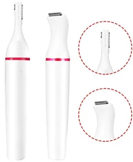 Wenkbrauwtrimmer voor dames Haarscheerapparaat voor dames, elektrisch scheerapparaat, neushaarverwijderaar voor dames Heren