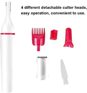 Wenkbrauwtrimmer voor dames Haarscheerapparaat voor dames, elektrisch scheerapparaat, neushaarverwijderaar voor dames Heren