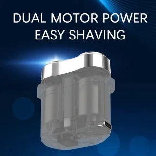 2-Blade Mini Scheerapparaat - Usb Oplaadbare 2-Kop Body Shaver + Precisie/Baardtrimmer - Krachtig, Lichtgewicht en Comfortabel - Perfecte Lichaamshaar Verzorging voor Dames en Heren - Viraal op Tiktok - Kleur: Zwart