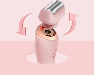 Waterdichte Elektrische- 2 in 1 Scheerapparaat Vrouwen -nat/droog epilator en trimmer voor intieme zones
