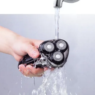 HATTEKER Professioneel 3-in-1 Scheerapparaat voor Mannen – Nat & Droog – Baardtrimmer, Precisietrimmer & Neustrimmer