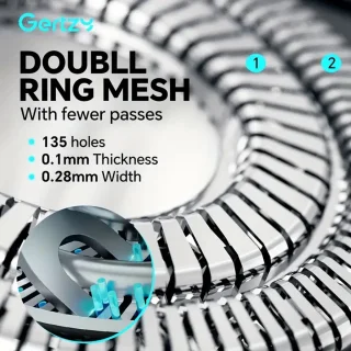 2in1 Gertzy Scheerapparaat - Digitale 3koppen Body Shaver + Precisie/Baardtrimmer - Usb-Oplaadbare 2in1 Shaver - Perfecte Reiseditie + Reisslot - Ultieme Lichaamshaar Verzorging - Zilver