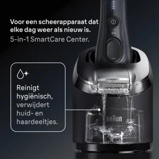 Braun Series 8 Elektrisch Scheerapparaat 8663CC - Sensoadapt - SmartCare Center - Grijs - Scheerapparaat voor Mannen