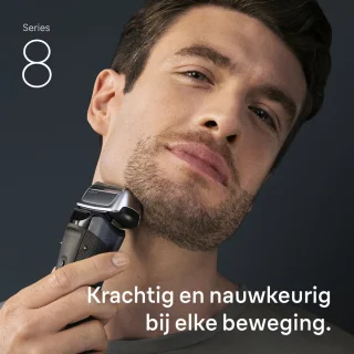 Braun Series 8 Elektrisch Scheerapparaat 8663CC - Sensoadapt - SmartCare Center - Grijs - Scheerapparaat voor Mannen