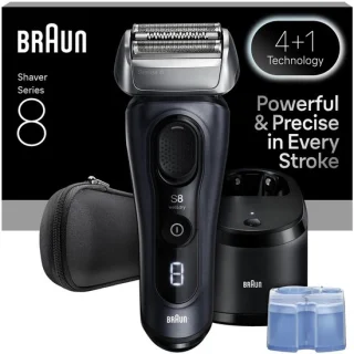 Braun Series 8 Elektrisch Scheerapparaat 8663CC - Sensoadapt - SmartCare Center - Grijs - Scheerapparaat voor Mannen
