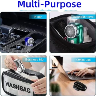 Mini electric shaver suitable for men, electric shaver, shaver suitable for men, portable shaver, wet and dry shaver suitable for men, rechargeable shaver with USB-C connection suitable for home and office