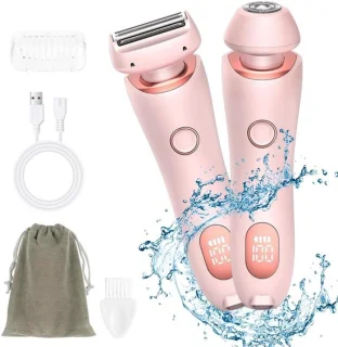 2-in-1 dames bikinitrimmer en scheerapparaat