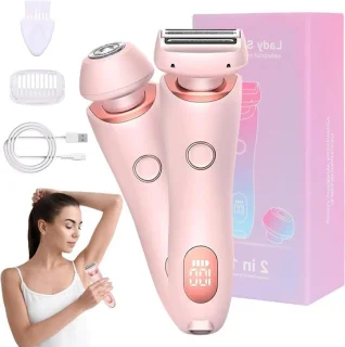 2-in-1 Draadloze Epilator en Scheerapparaat voor Vrouwen