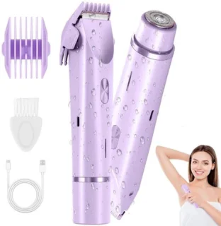 2-in-1 elektrisch scheerapparaat voor vrouwen
