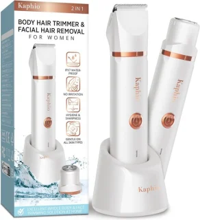 2-in-1 lichaamshaartrimmer voor vrouwen