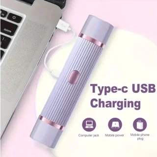 2-in-1 Oplaadbaar Dames Scheerapparaat Body Shaver & Precisietrimmer Paars