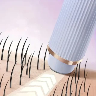 2-in-1 Oplaadbaar Dames Scheerapparaat Body Shaver & Precisietrimmer Paars