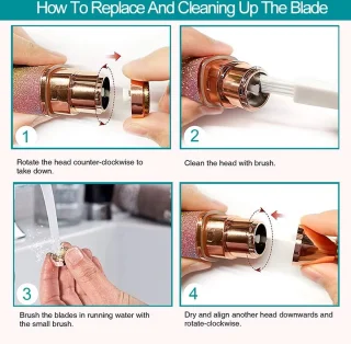 2in1 Beauty Trimmer Oor- en Neushaartrimmer Wit