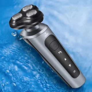 3-koppen 9D Scheerapparaat USB Oplaadbaar Zilver/Zwart