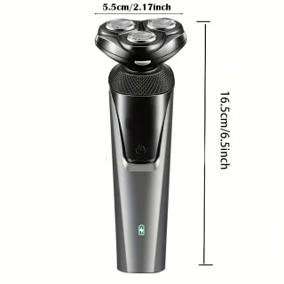 3in1 4D Scheerapparaat Donkergrijs USB Oplaadbaar Trimmer Set