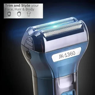 3in1 Scheerapparaat Set Blauw/Zwart - Oplaadbare Trimmer & Body Shaver