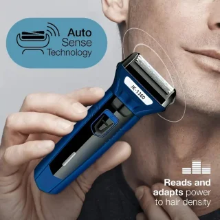 3in1 Scheerapparaat Set Blauw/Zwart - Oplaadbare Trimmer & Body Shaver