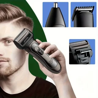 3in1 Scheerapparaat Set Zwart - Baard- en Bodytrimmer