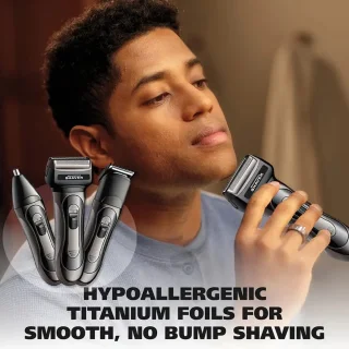 3in1 Scheerapparaat Set Zwart - Baard- en Bodytrimmer