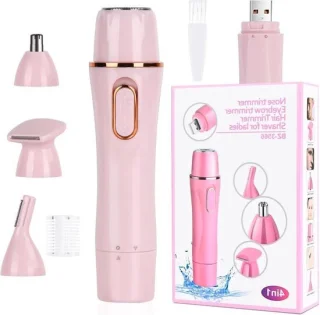 4-in-1 Dames Scheerapparaat & Epilator USB Oplaadbaar