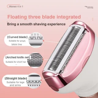 4-in-1 Draadloze Elektrische Epilator