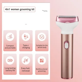 4-in-1 Draadloze Elektrische Epilator