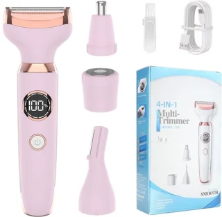 4-in-1 Elektrische dames scheerset