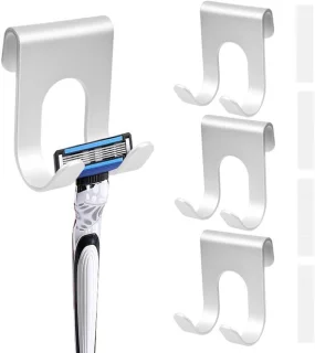 4 stuks shaverhouder voor douche en badkamer
