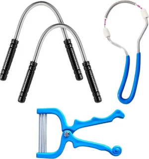 4 stuks spring facial hair remover manual epilator