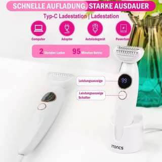 5-in-1 elektrisch damesrasoir - nat/droog - IPX7