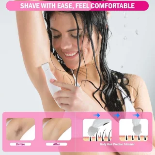 5-in-1 elektrisch damesrasoir - nat/droog - IPX7
