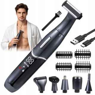 6-in-1 elektrisch lichaamsscheermes