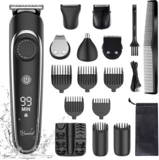 6-in-1 tondeuse- en trimmerset voor heren