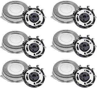 6 scheerkoppen voor Philips Series 1000, 2000, 3000 en AquaTouch