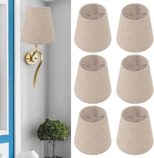 6x Linnen Lampenkappen voor Vloer- en Tafellampen
