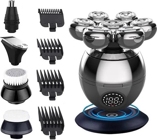 7-in-1 Head Shaver Draadloos Waterdicht