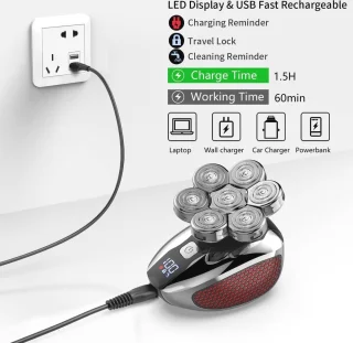 7D Elektrisch Hoofdscheerapparaat